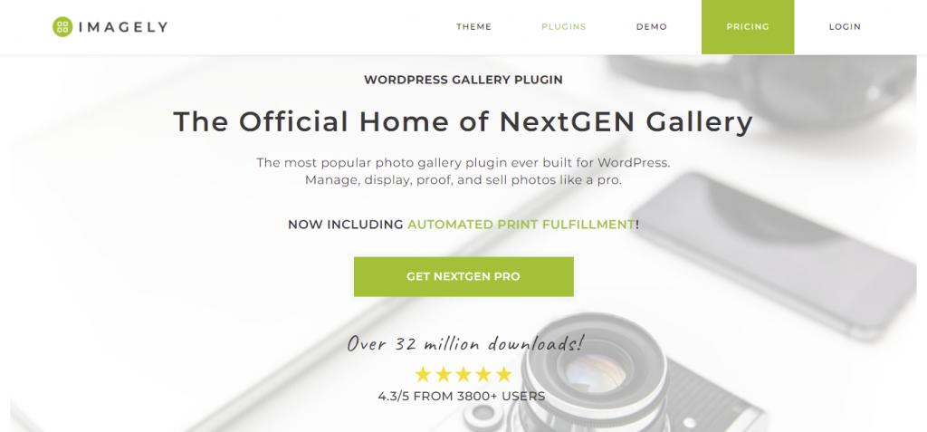 NextGEN Gallery homepage