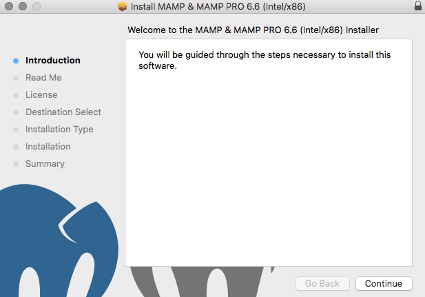 MAMP's installation instructions.
