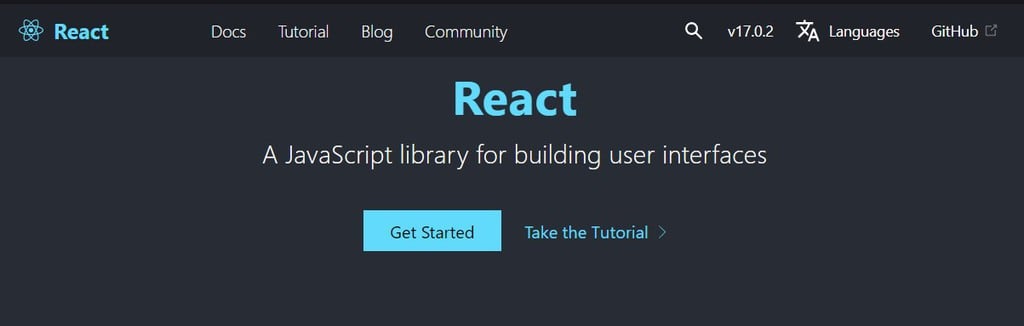 React JavaScript library.