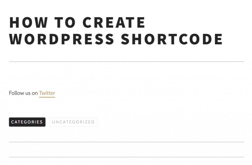 exemplo de saída do shortcode subscribe num site do wordpress