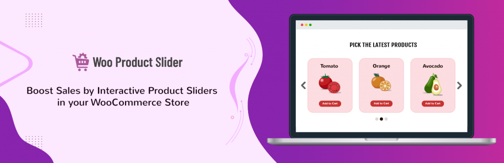The banner of Woo Product Slider.