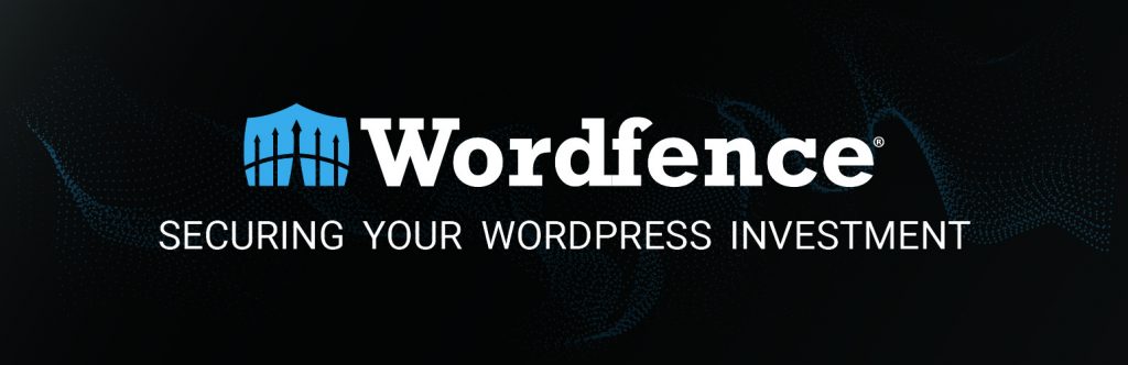 The banner of Wordfence.