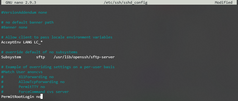 The SSH configuration file
