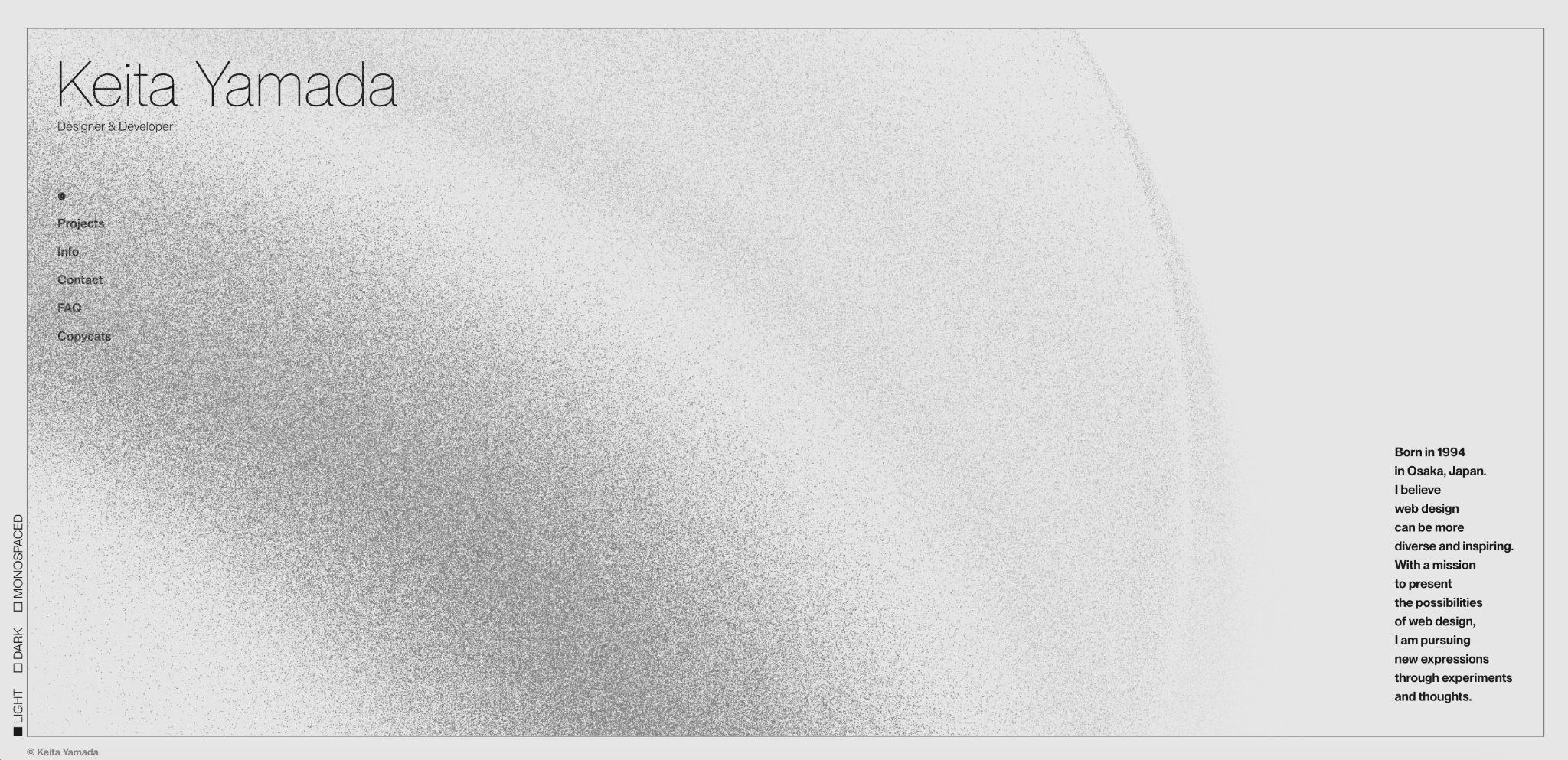 Keita Yamada portfolio page