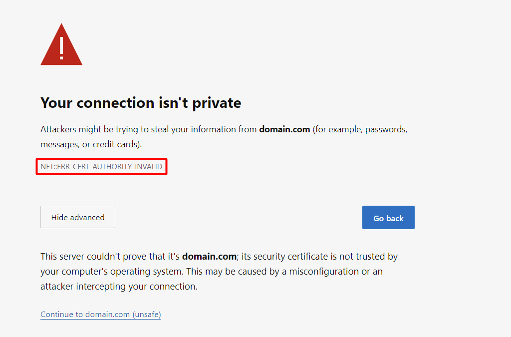 How to Fix NETERR_CERT_AUTHORITY_INVALID 10 Methods