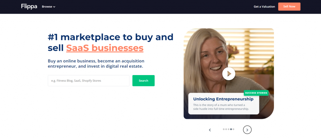 Flippa: #1 Marketplace to Buy and Sell SaaS Business.