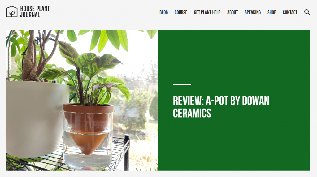 O House Plant Journal oferece cursos de jardinagem, análises de ferramentas e muito mais