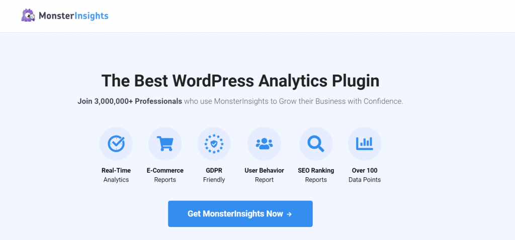 MonsterInsights: The Best WordPress Analytics Plugin.