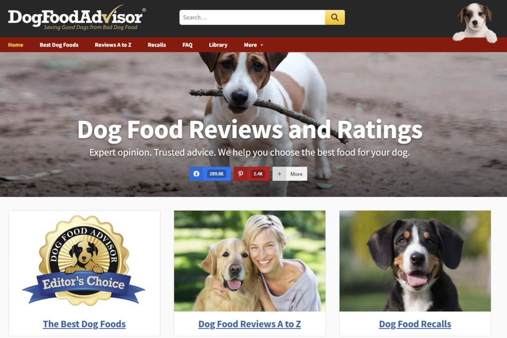 DOG FOOD WEBSITE & UK AFFILIATE STORE NEW FREE DOMAIN & HOSTING 