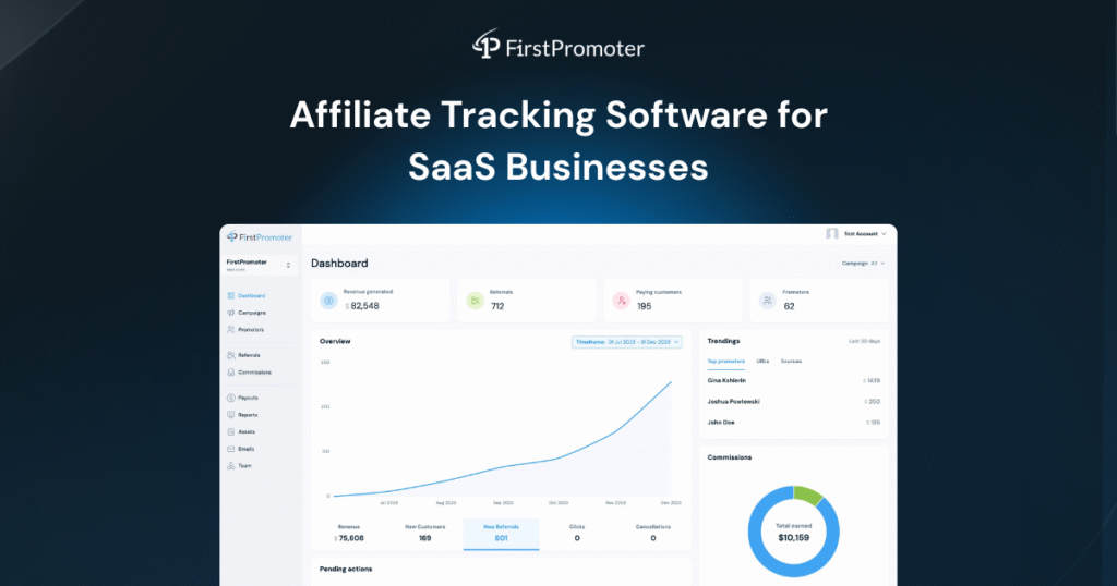 First promoter dashboard image