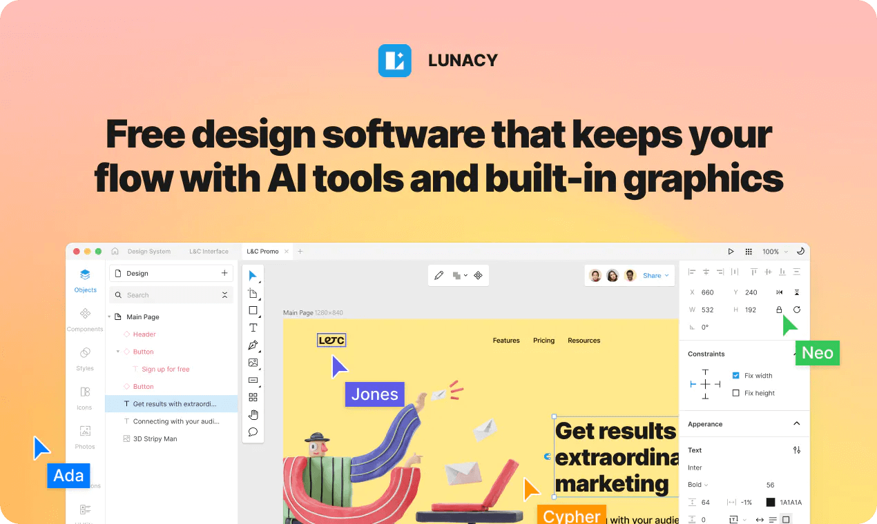 Lunacy - Graphic Design Editor on the Mac App Store