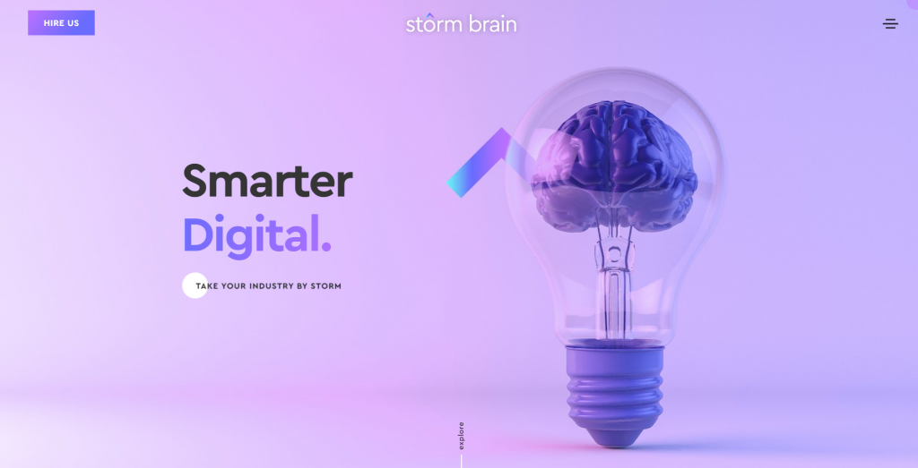 Storm Brain's website