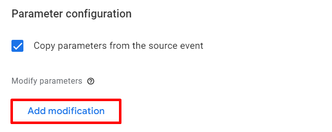 Add a new parameter to your custom event