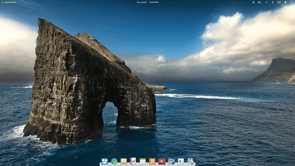 Elementary OS desktop appearance