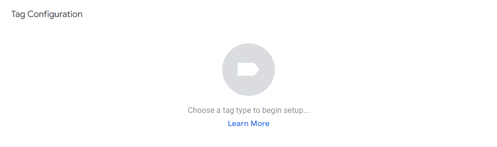 Start with configuring the tag setting