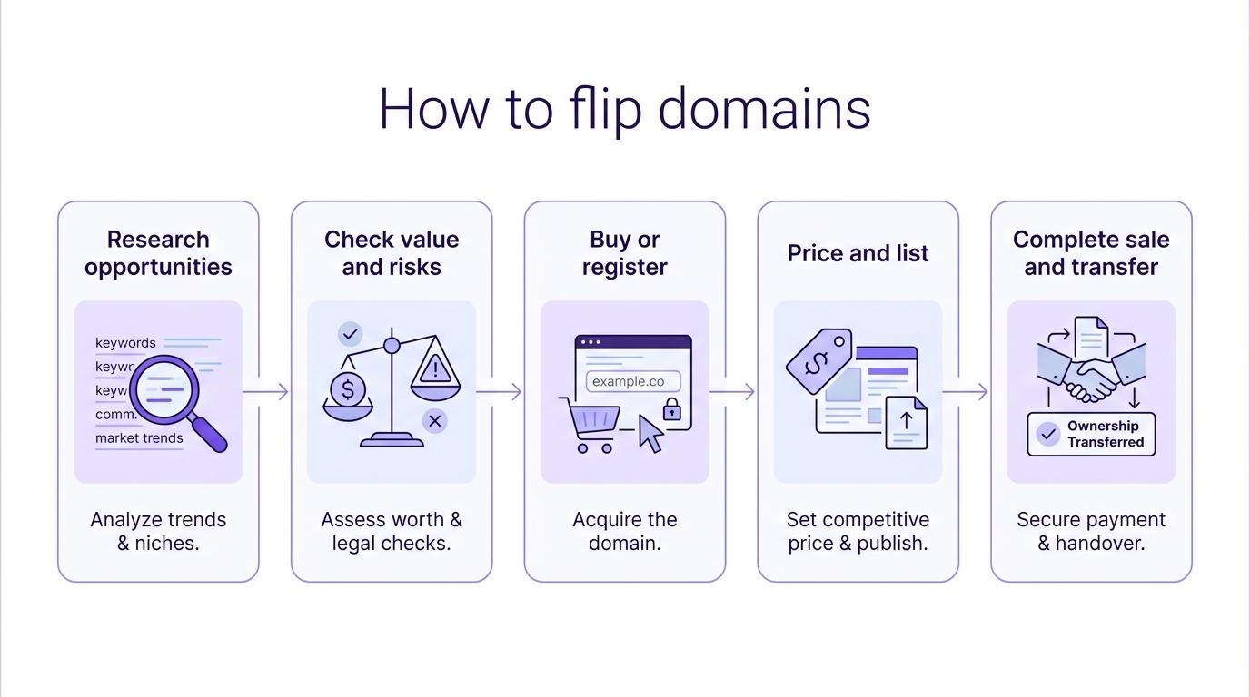 How to flip domains