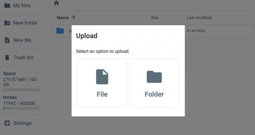 Uploading site files and Duplicator's installer via Hostinger's File Manager