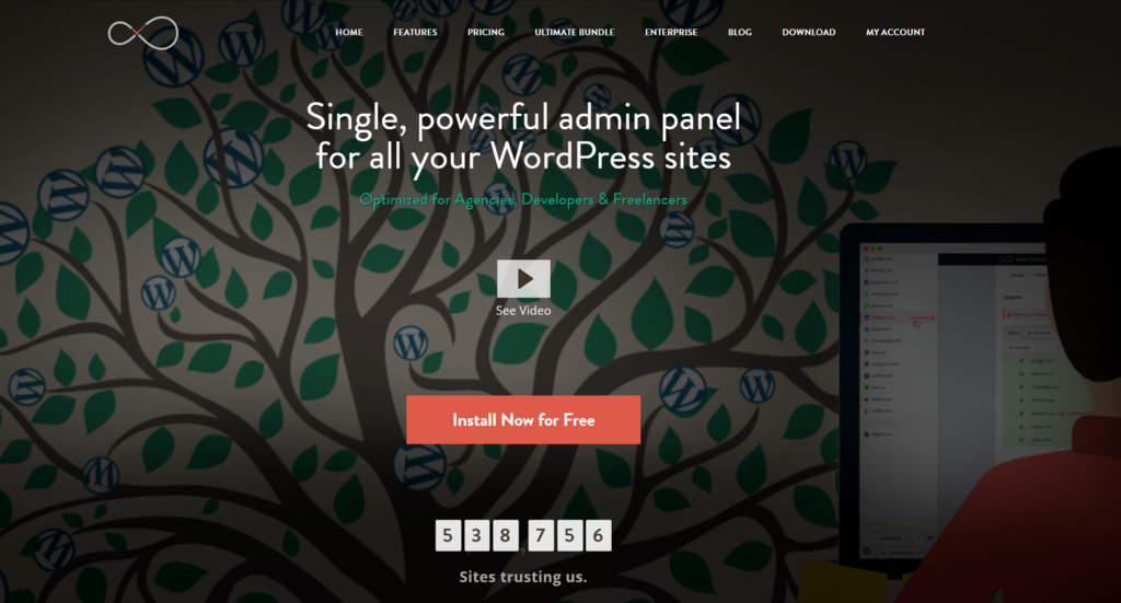 InfiniteWP: Single, Powerful Admin Panel for All Your WordPress Sites