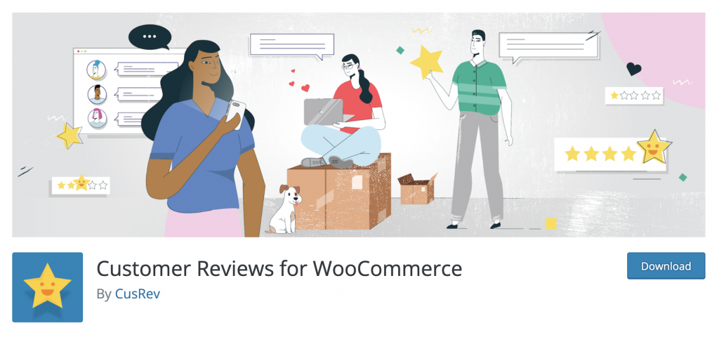 Customer Reviews for WooCommerce plugin banner 