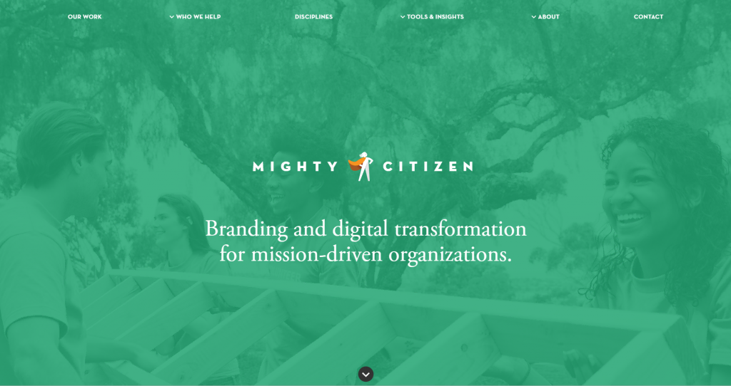 Mighty Citizen homepage