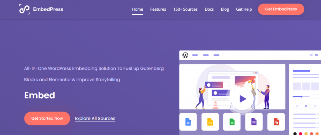 EmbedPress plugin homepage