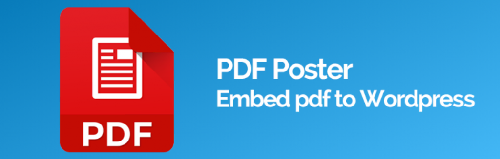 PDF Poster plugin banner