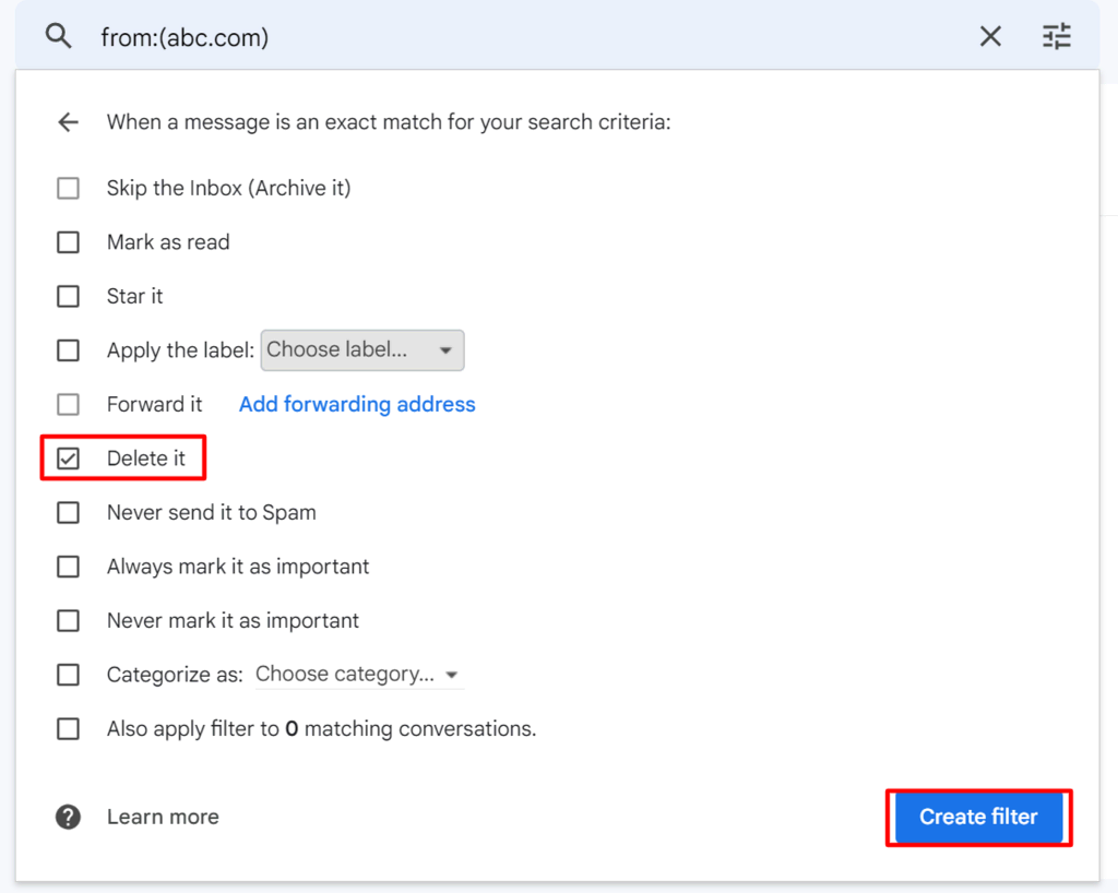 How to Block Spam Emails