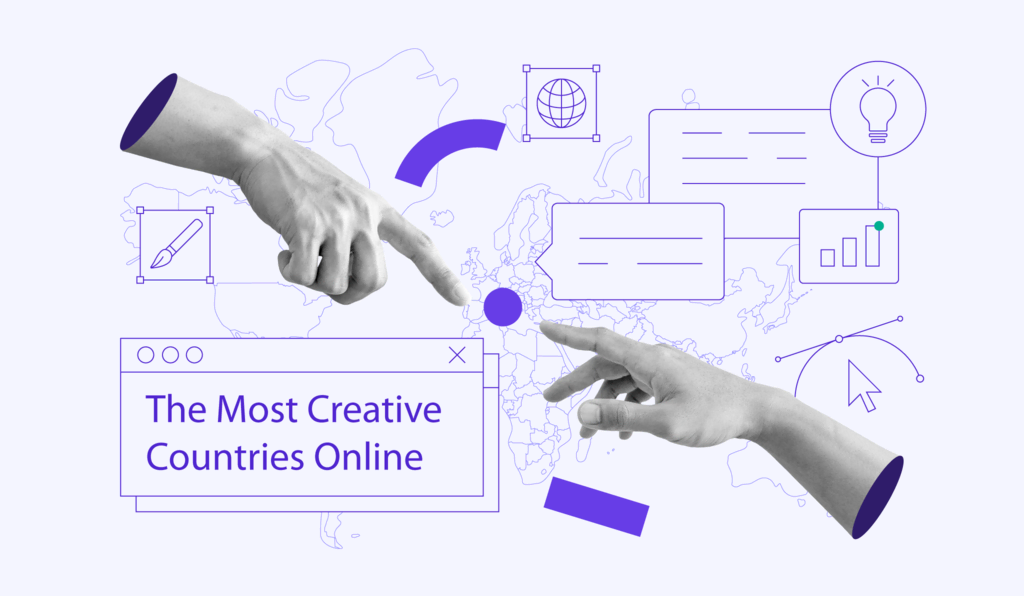 The Most Creative Countries Online