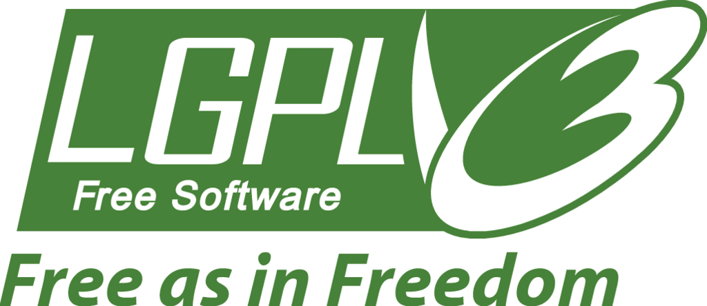 The logo of GNU Lesser General Public License