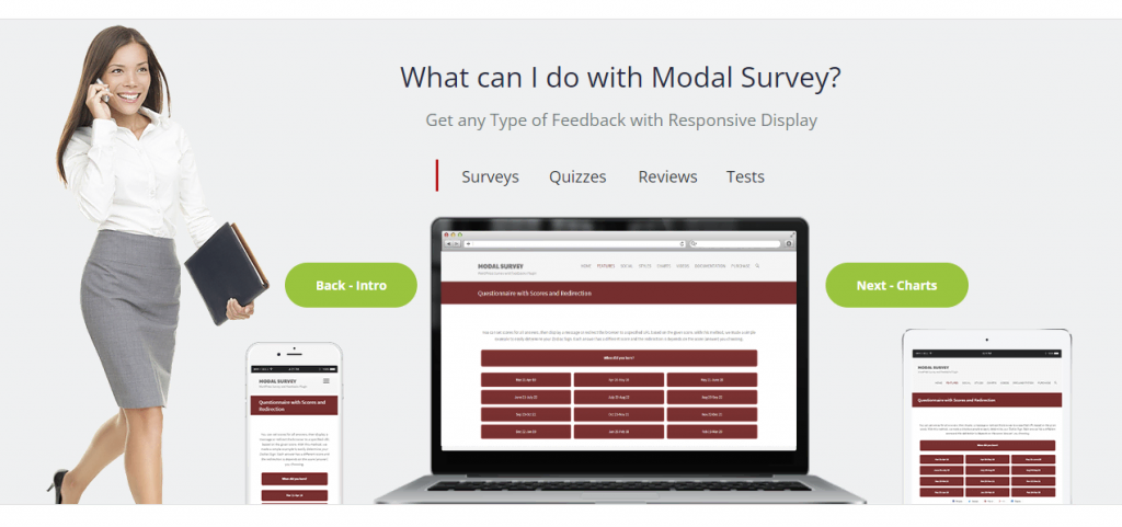 The Modal Survey official homepage.
