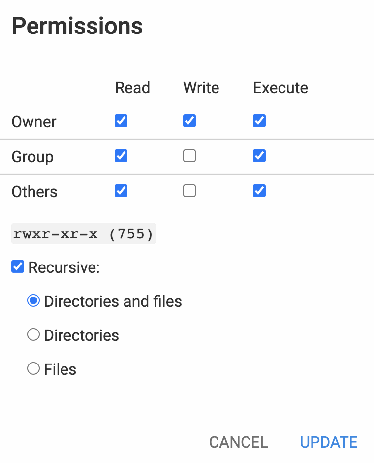 Changing File Permissions with Hostinger File Manager