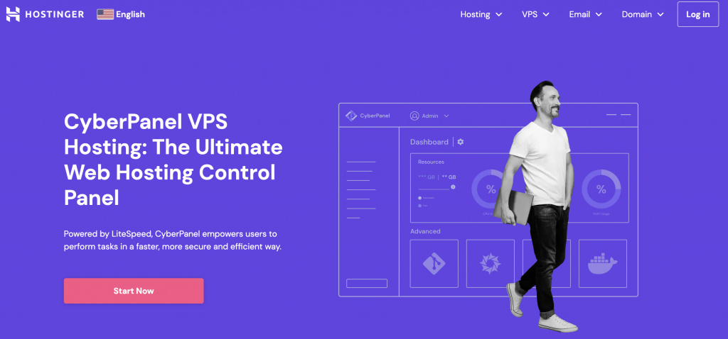 CyberPanel VPS Hosting page