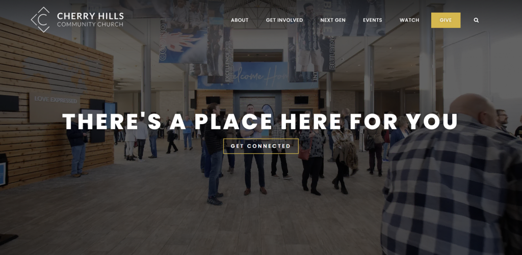 Homepage of Cherry Hills Community Church