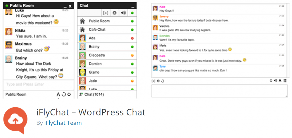 The iFlyChat featured image on the WordPress Plugin Directory page