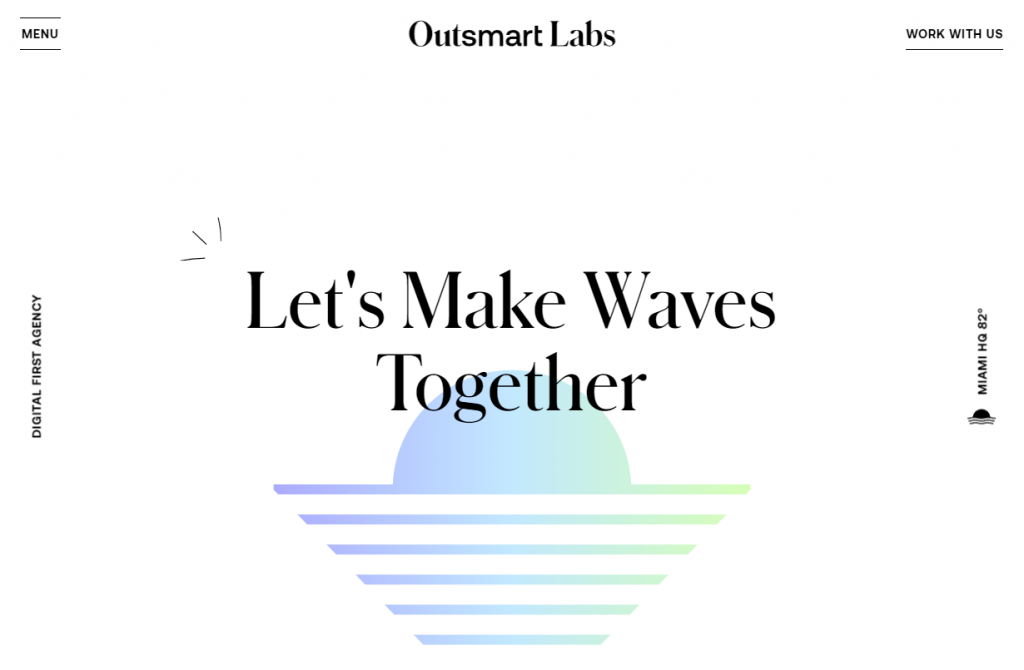 Outsmart Labs' homepage