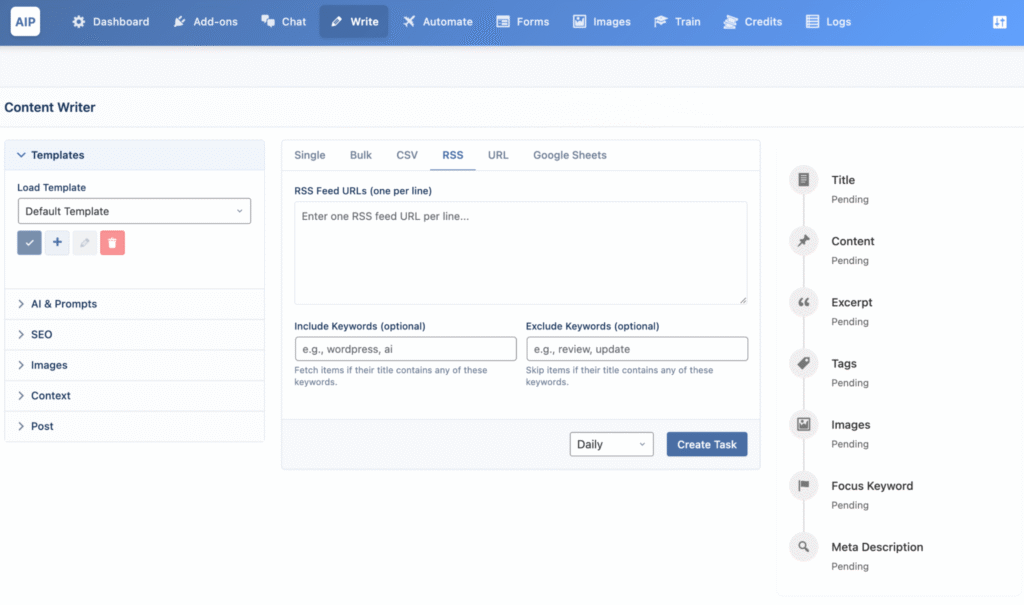 AI Puffer WordPress AI plugin