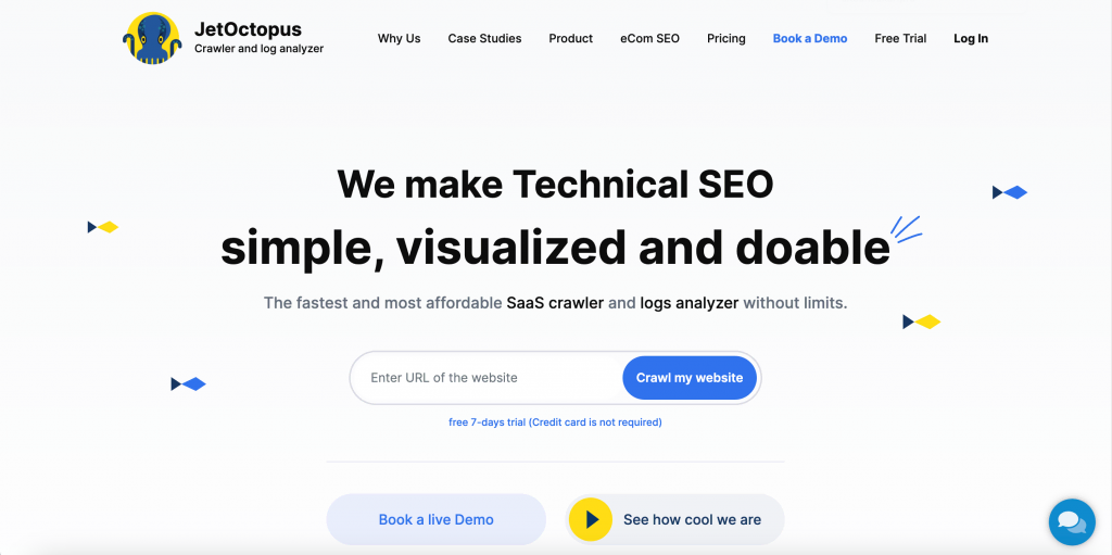 JetOctopus 技术 SEO 工具主页