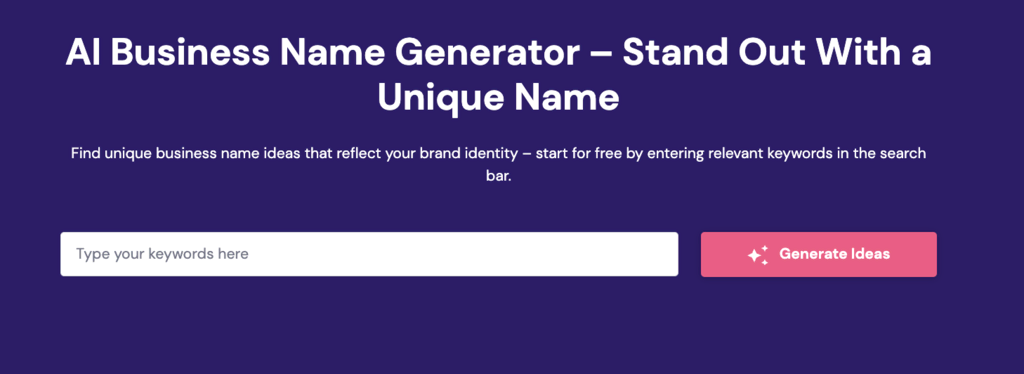 Name Generator, AI-Powered