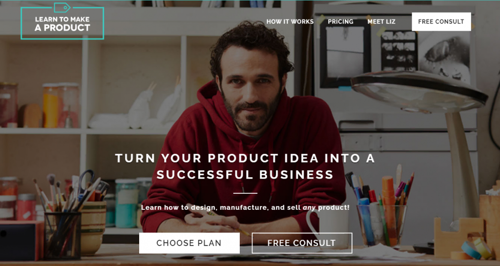 Le site web de la marque Learn to Make a Product StoryBrand