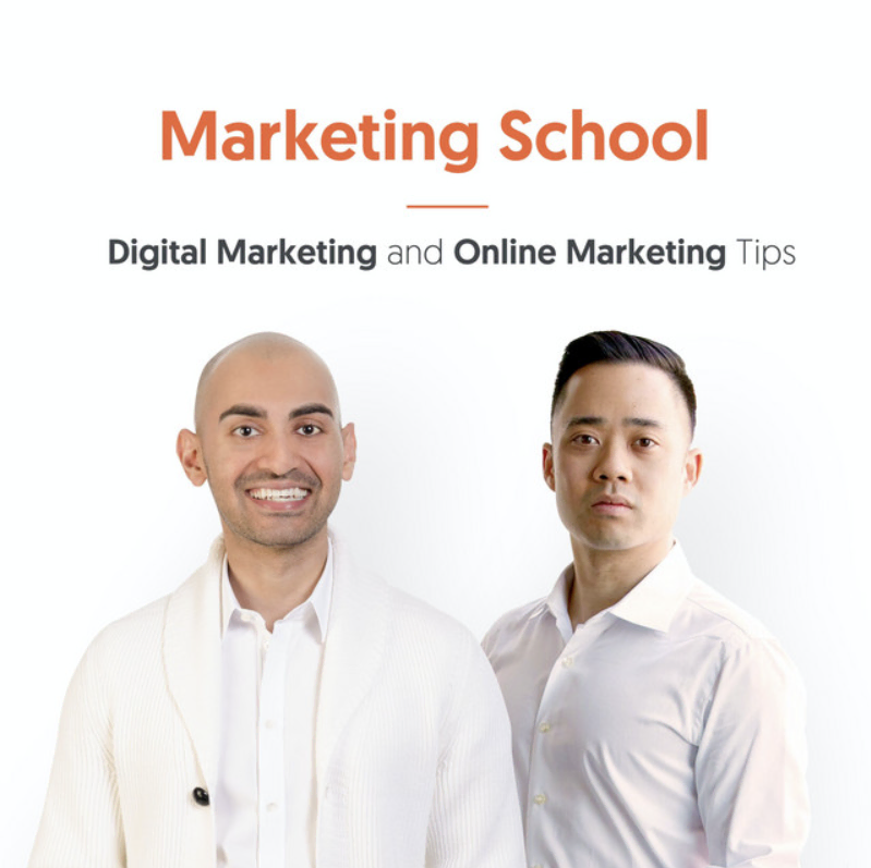 Marketing School podcast banner
