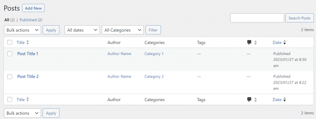 comment ajouter un article dans une page wordpress