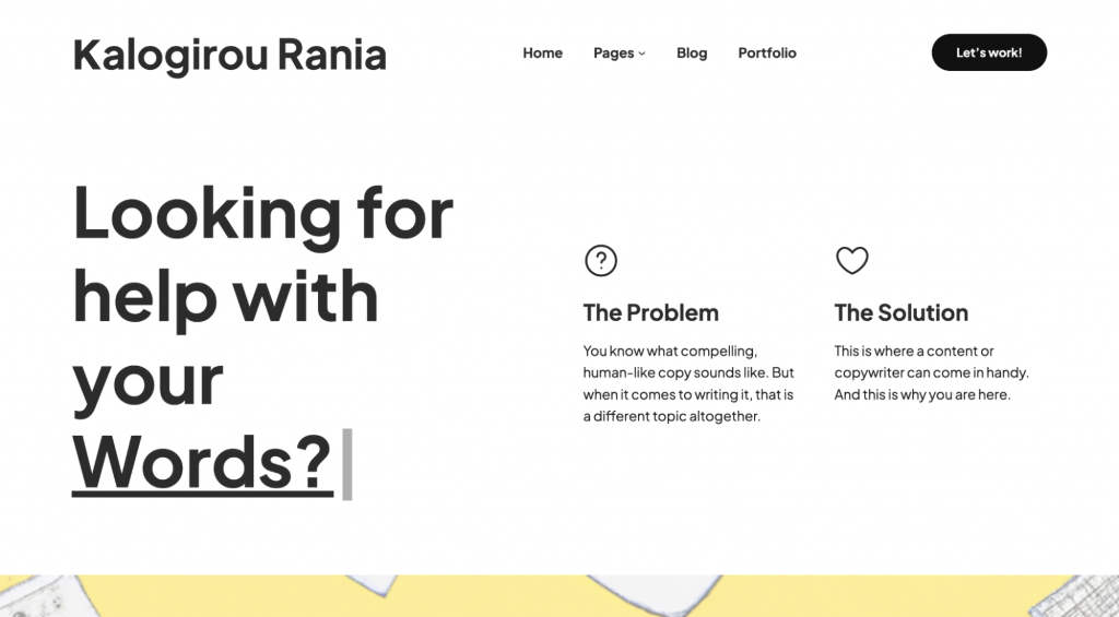 Kalogirou Rania homepage