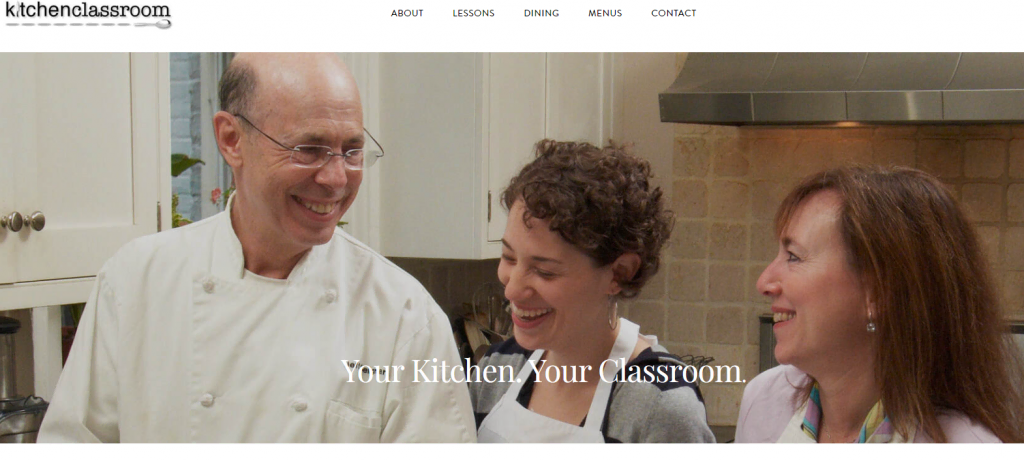 exemples-de-sites-de-professeurs Page d'accueil de Kitchen Classroom