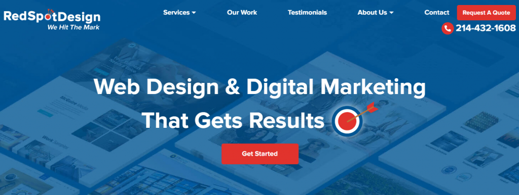 The Red Spot Design WordPress Website Design Company.