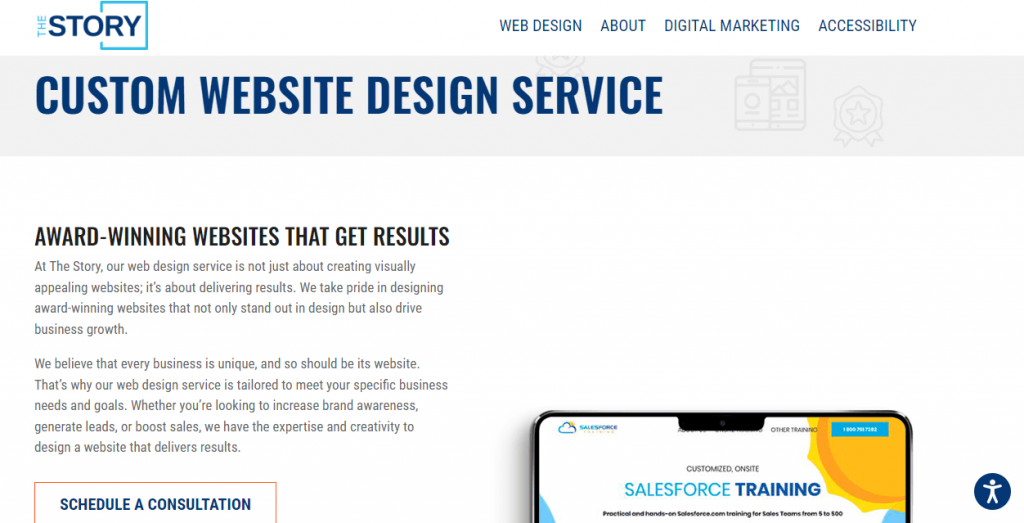 The Story WordPress Website Design Company.