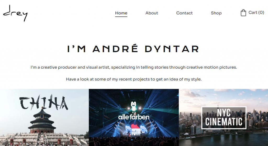 André Dyntar's homepage