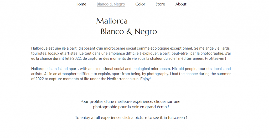 Argenticae Blanc and Negro project page