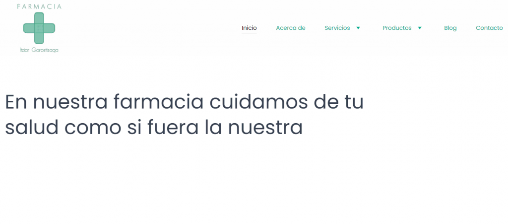 Farmacia Gorostizaga's homepage