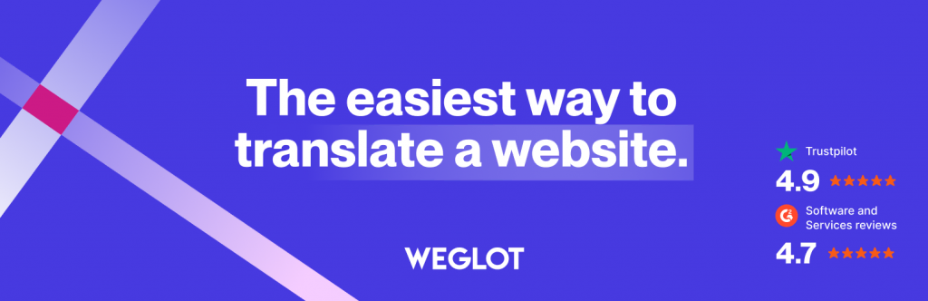 Weglot plugin banner.