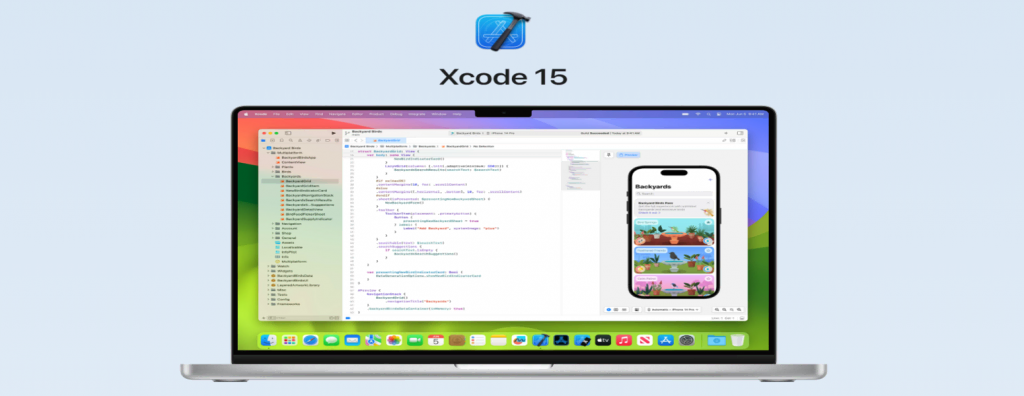 Xcode's banner